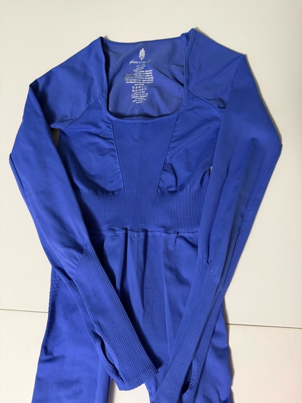 NWOT Free People Movement Good Karma Long Sleeve Onesie Size XS/S - Picture 5 of 12